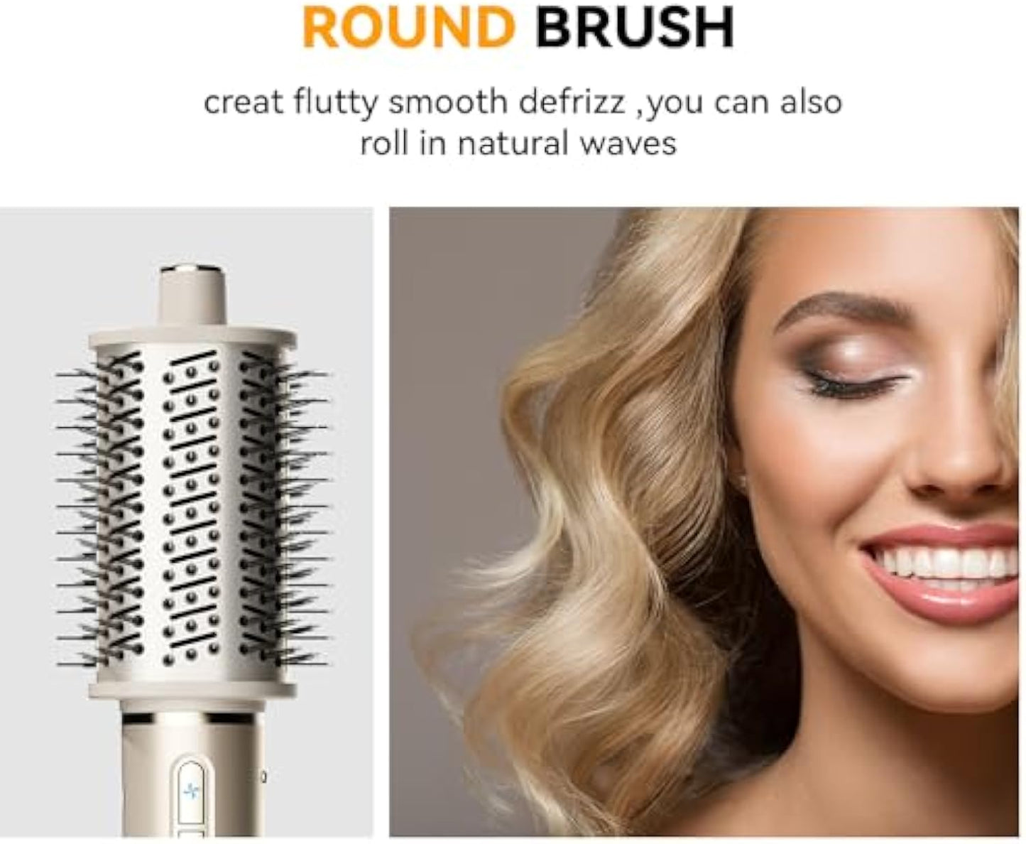 Hair Dryer Brush, Detachable 4 in 1 Air Styling & Drying System, Professional Hot Air Brush Set