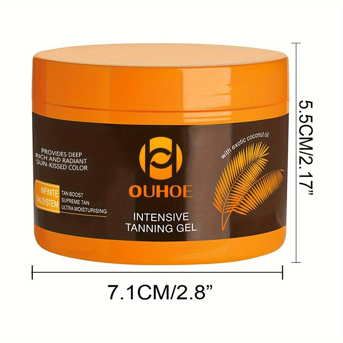 Intensive Tanning Gel,Carrot Tanning Gel, Brown Tanning Gel, Natural Tanning Accelerator Cream Gel for Sunbeds & Outdoor Sun (5oz/1pcs)