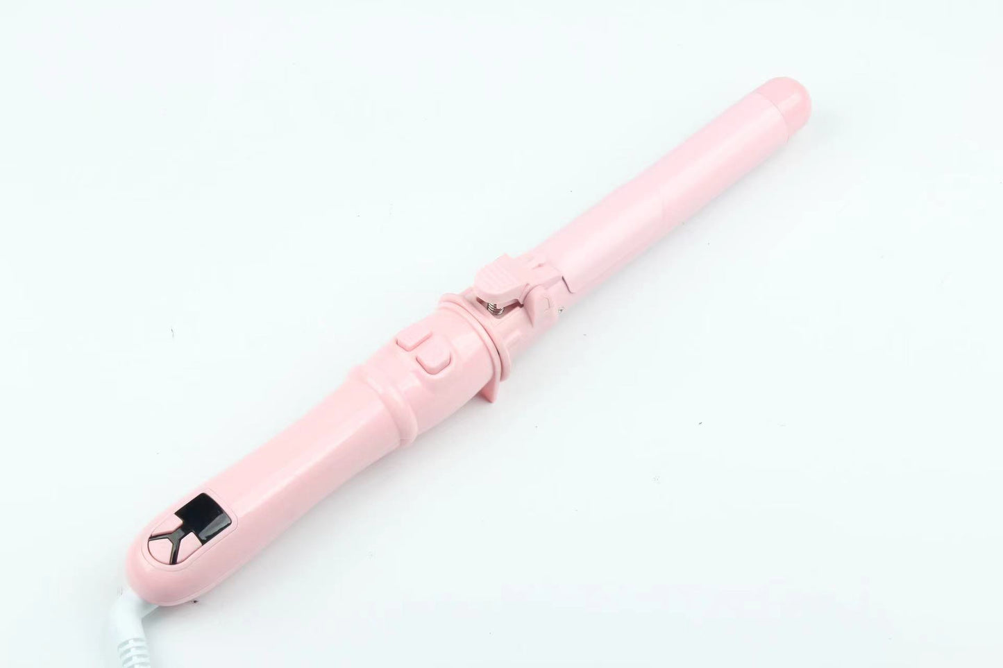 28mm Ceramic Tourmaline Curling Iron - Automatic Rotating Curler with Adjustable Temps and LCD Display for Smooth and Heatless Curls - Haircare Titanium Comfort Hair Curler