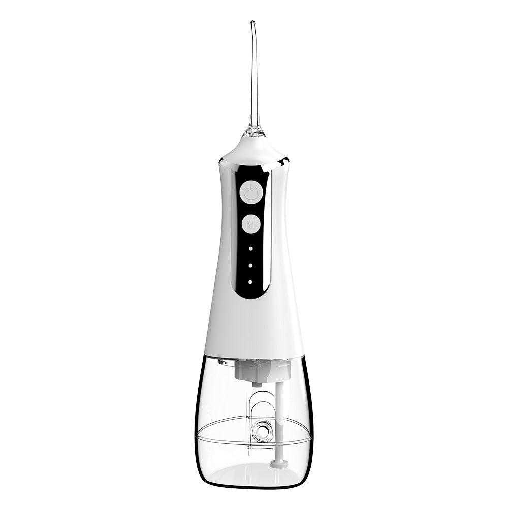 Water Dental Flosser Teeth Pick: Portable Cordless Oral Irrigator 350ML Rechargeable Travel Irrigation 3 pressure setting Waterproof Electric Waterflosser